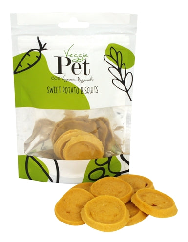 Veggie Pet – Friandises pour chien – Biscuits Moelleux à la Patate Douce – 100 g - Caractéristiques