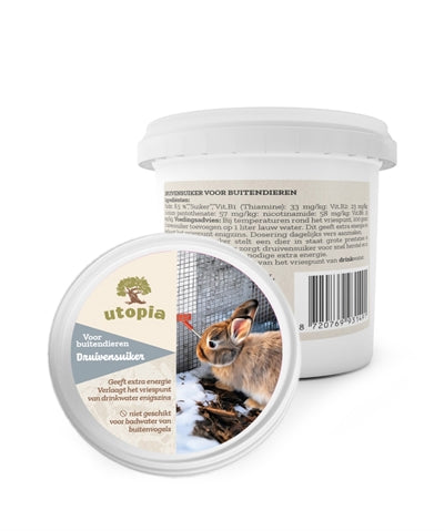 Utopia – Complément énergétique pour oiseau et rongeur – Sucre de raisin – 200 g - Caractéristiques