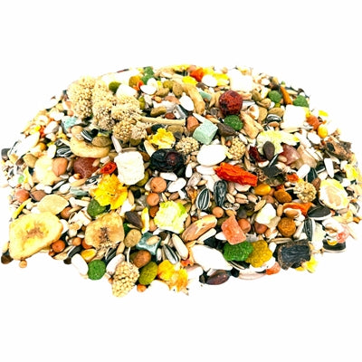 Hareco – Aliment complet Oiseau – Papegaai Select – Granulés et Fruits - Caractéristiques