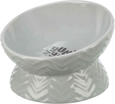 Trixie – Gamelle ergonomique surélevée pour chien – Céramique Grise - Caractéristiques