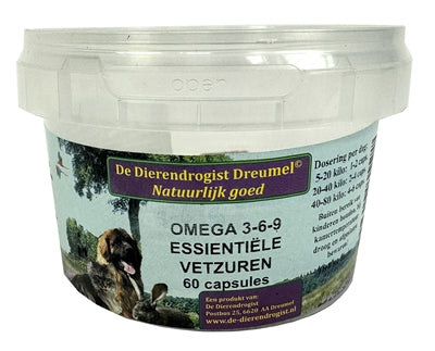 Dierendrogist Omega 3-6-9 Vetzuren Capsules 150 St