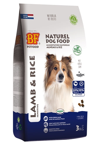 BF Petfood – Croquettes pour chien – Agneau et Riz - Caractéristiques