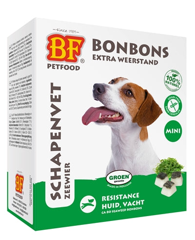 BF Petfood – Friandises pour chien à la graisse de mouton et algues marines – 80 pièces - Caractéristiques