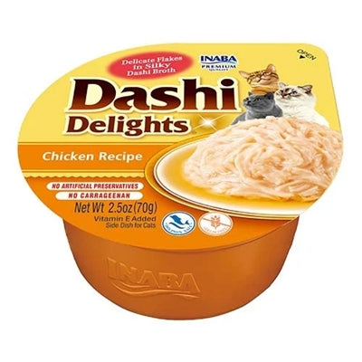 Inaba – Aliment humide pour chat – Recette au poulet Dashi Delights – 70 g - Caractéristiques