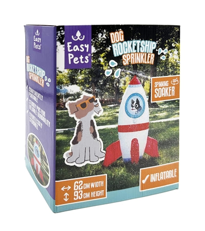 Easypets – Jouet aquatique pour chien – Fusée arroseuse – 60 x 55 x 93 cm - Caractéristiques