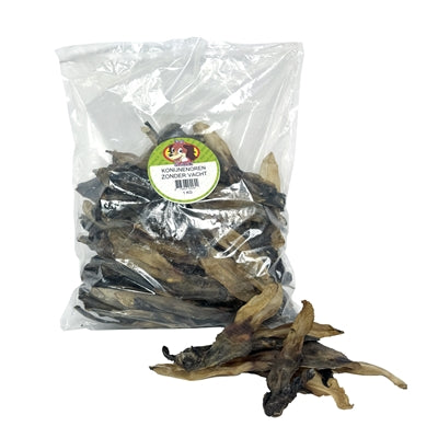 Petsnack – friandises pour chien – Oreilles de lapin sans poils – 1 kg - Caractéristiques