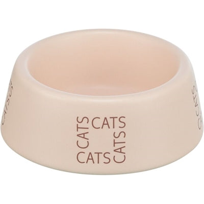 Trixie Voerbak / Drinkbak Kat Cats Keramiek Roze 150 Ml 12 Cm 4 St
