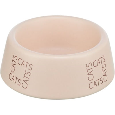 Trixie Voerbak / Drinkbak Kat Cats Keramiek Roze 150 Ml 12 Cm 4 St