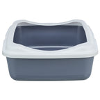 Trixie Kattenbak Classic Met Rand Paars / Wit