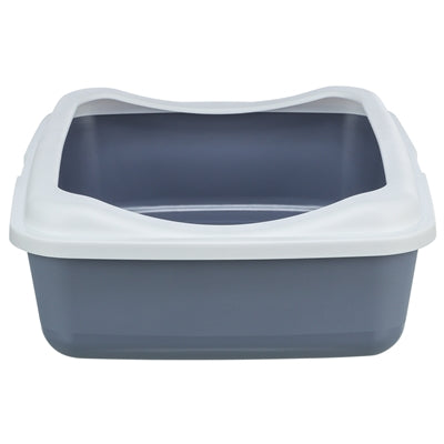 Trixie Kattenbak Classic Met Rand Paars / Wit 37X48X15 Cm