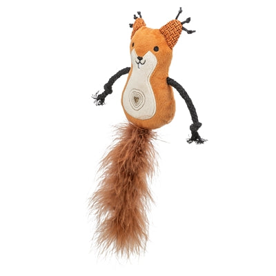 Trixie – Jouet pour chat – Écureuil avec queue en plume – 24 cm - Caractéristiques