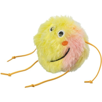 Trixie Monster Pluche Met Catnip Oranje / Geel 10 Cm 4 St
