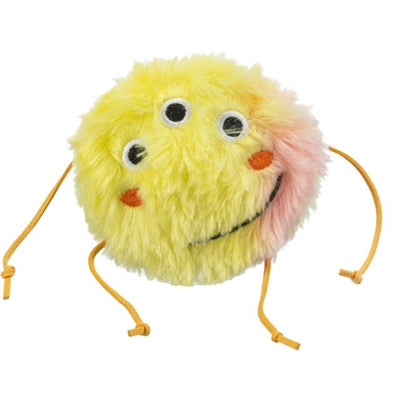 Trixie Monster Pluche Met Catnip Oranje / Geel 10 Cm 4 St