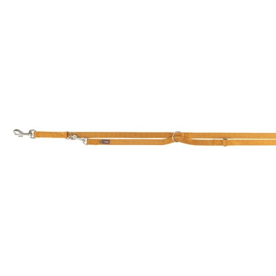 Trixie Hondenriem Premium Verstelbaar Curry Geel 200X1 Cm