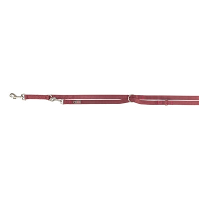 Trixie – Laisse pour chien – Premium réglable rouge sangria - Caractéristiques