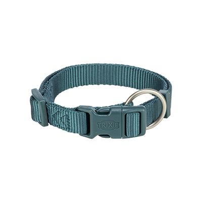 Trixie Halsband Hond Premium Petrol Blauw 22-35X1 Cm