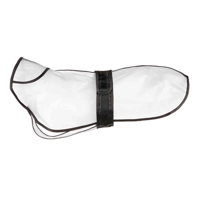 Trixie Regenjas Tarbes Transparant / Zwarte Stroken 55 Cm