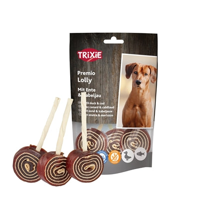 Trixie Premio Lolly Met Eend En Kabeljauw 6X80 Gr