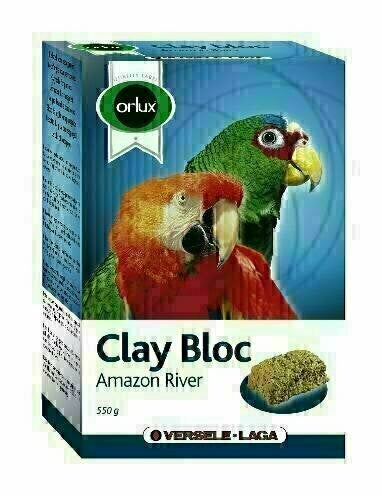 Orlux – Minéraux pour oiseaux – Bloc minéral à base d'argile – 550 g - Caractéristiques