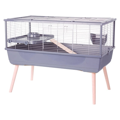 Zolux – Cage pour rongeur – Cage pour cochon d'Inde Neolife grise – 99x54x76 cm - Caractéristiques