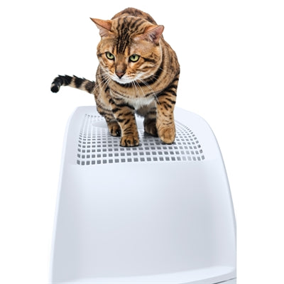 Imac Kattenbak Frida Met Lade Blauw 56X40X43,5 Cm
