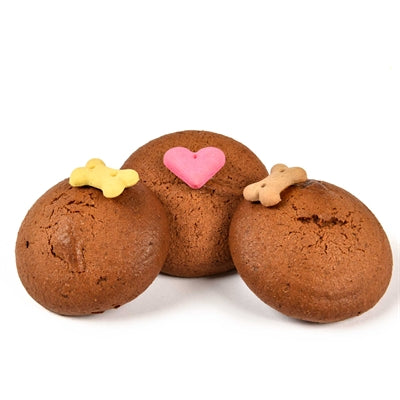 Barking Bakery – Friandises pour chien – Mini Woofins avec glaçage Trio Assortiment – 3 pièces - Caractéristiques