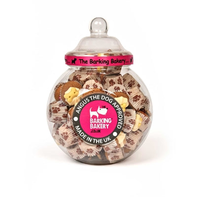 Barking Bakery – Friandises pour chien – Bocal de Mini Woofins avec glaçage – 45 pièces - Caractéristiques