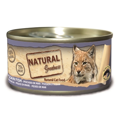 Natural Greatness – Aliment humide pour chat – Poisson de l'océan – 70 g - Caractéristiques