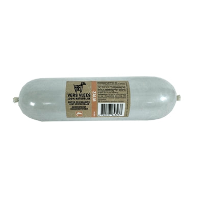 Freds – Saucisse de viande fraîche étuvée pour chien – Saumon sans blé ni gluten – 900 gr - Caractéristiques