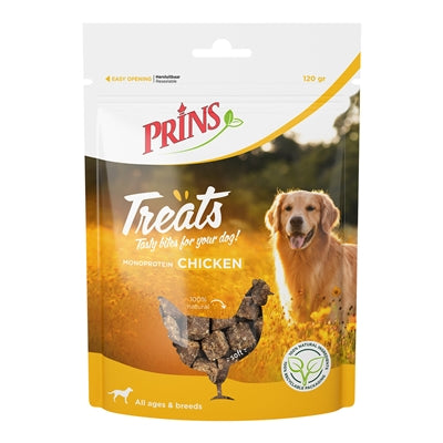 Prins – Friandises naturelles pour chien – Prins Treats au poulet – 120 g - Caractéristiques