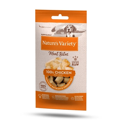 Nature's Variety – Friandises pour chien – Bouchées de Poulet Lyophilisées – 20 g - Caractéristiques