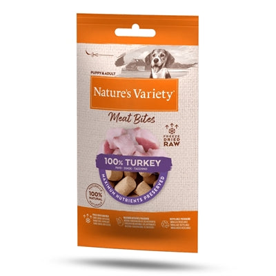 Nature's Variety – Friandises pour chien – Bouchées de Dinde Lyophilisées – 20 g - Caractéristiques