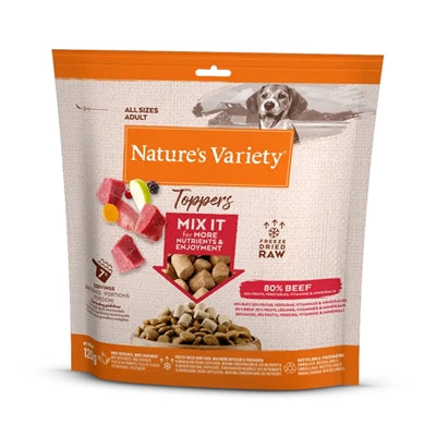 Nature's Variety – Friandises pour chien – Bouchées de Bœuf Lyophilisées – 120 g - Caractéristiques