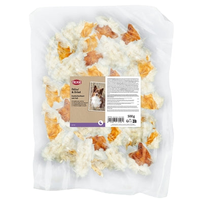Trixie – friandises pour chien – Peau de lapin avec poils – 500 g - Caractéristiques