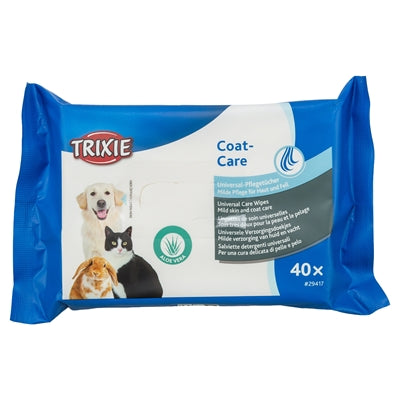 Trixie – Lingettes de soin pour chien, chat et rongeur – Universelles – 40 pièces - Caractéristiques