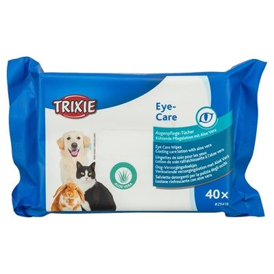 Trixie – Lingettes de soin pour chien, chat et rongeur – Yeux – 40 pièces - Caractéristiques