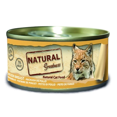 Natural Greatness – Aliment humide pour chat – Poitrine de poulet – 70 g - Caractéristiques