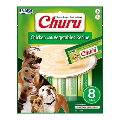 Inaba – Friandises pour chien – Bâtonnets Fourrés au Poulet et Légumes – 160 g - Caractéristiques
