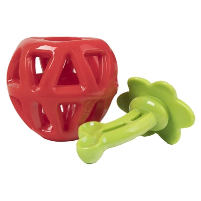 Fofos – Jouet pour chien – Distributeur de friandises Fruity-Bites Fraise – 11 cm - Caractéristiques