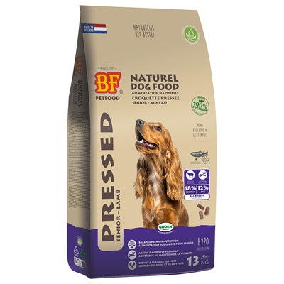 Bf Petfood Geperst Senior Lam 5 Kg