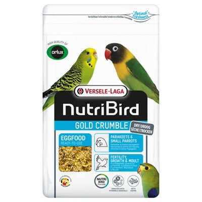 Nutribird – Pâtée complète aux œufs pour Perruche et Petits Perroquet – 1 kg - Caractéristiques