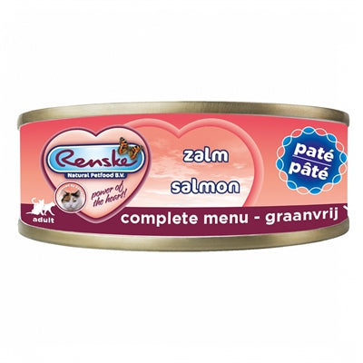 Renske – Aliment humide pour chat – Pâté au saumon sans céréales – 1,68 kg - Caractéristiques