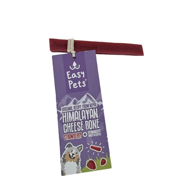 Easypets Himalayan Cheese Bone Kaas Bot Aardbei L