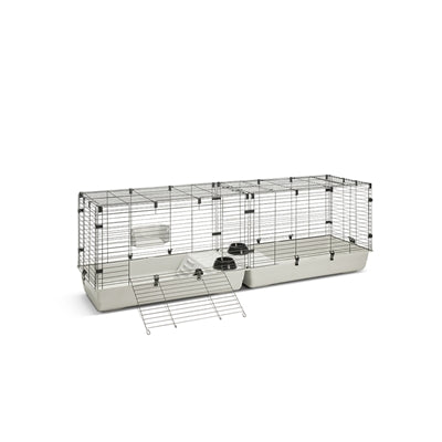 Savic Clubix 200 Knaagdierkooi Zwart / Lichtgrijs 200X50X63,5 Cm