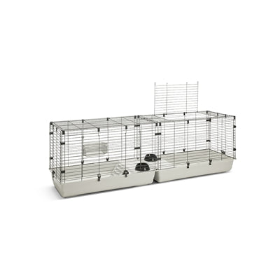 Savic Clubix 200 Knaagdierkooi Zwart / Lichtgrijs 200X50X63,5 Cm