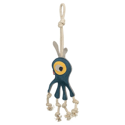 Trixie – Jouet pour chien – Monstre en cuir avec corde – 47 cm - Caractéristiques