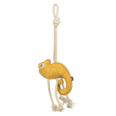 Trixie – Jouet pour chien – Caméléon en cuir avec corde – 45 cm - Caractéristiques