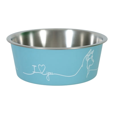 Zolux Love Voerbak Hond Blauw 20,6 Cm 1.7 Ltr