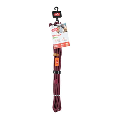Zolux – Longe pour chien – Longe Bivouak Rouge - Caractéristiques