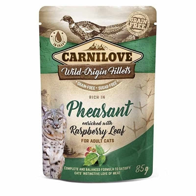 Carnilove – Aliment humide pour chat – Sachet Faisan – 2,04 kg - Caractéristiques